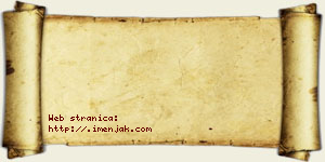 Tijana Krneta vizit kartica